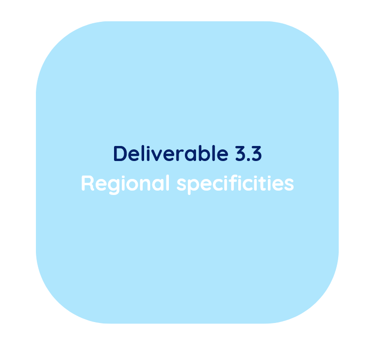 Deliverable 3.3 - Regional specificities