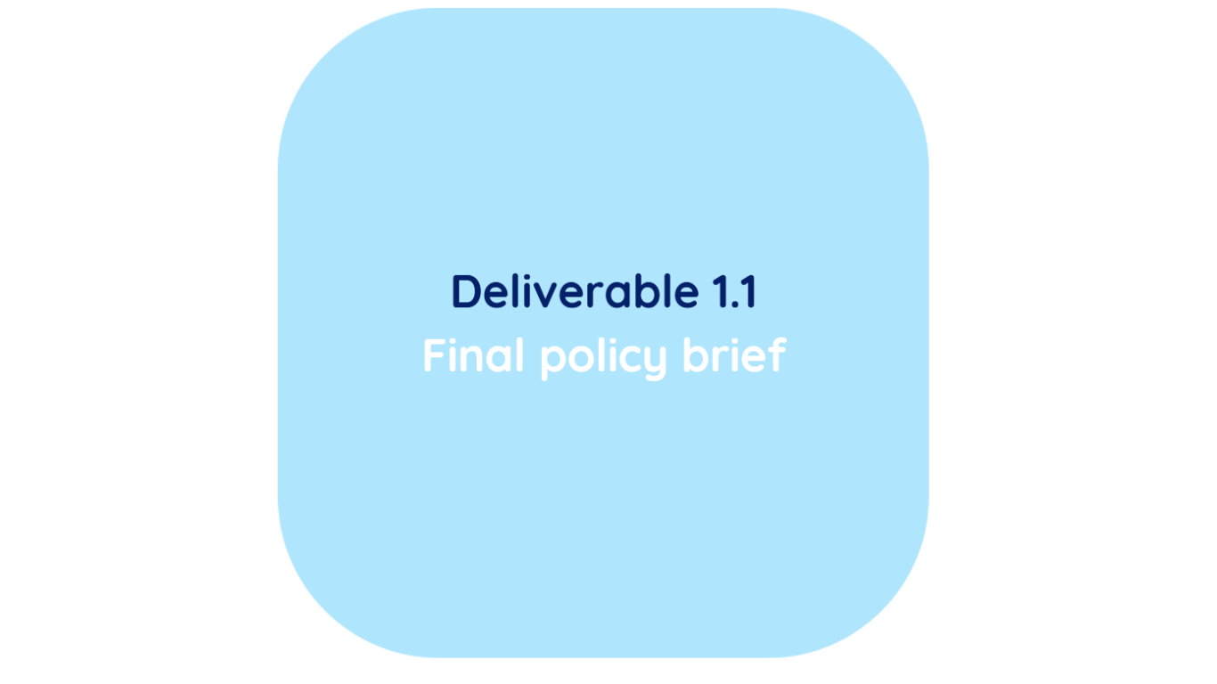 Deliverable 1.1 - Final policy brief